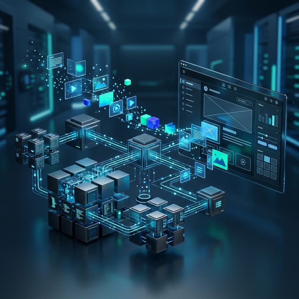 Premium CMS Architecture Rendering